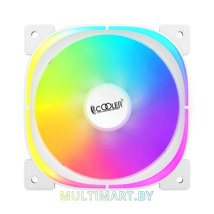 Вентилятор для корпуса PCCooler EF120 ARGB (белый)